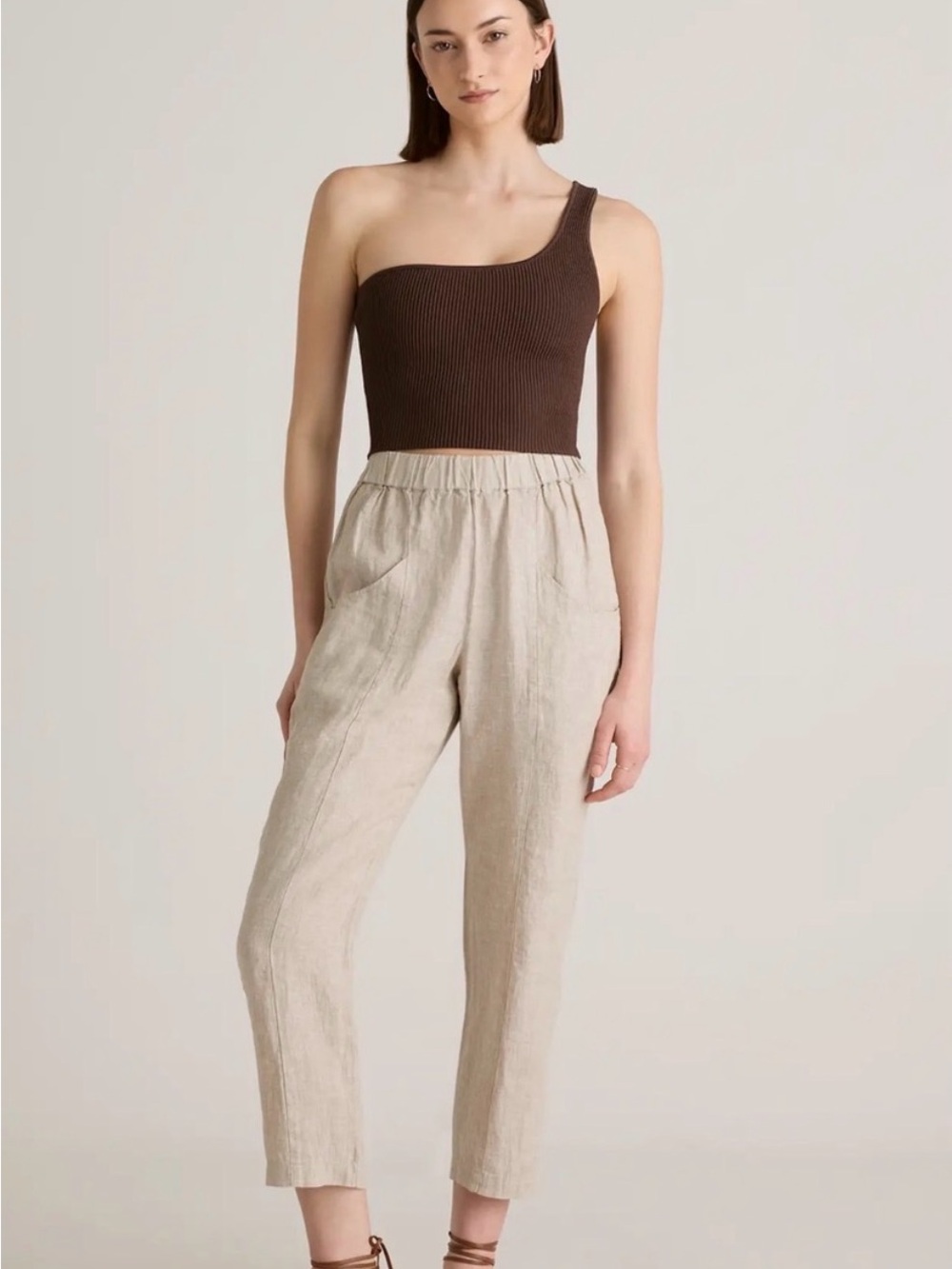 Quince european linen pull on pants flax size extra small